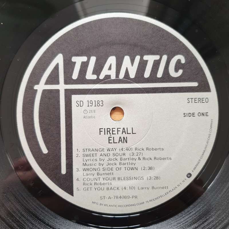 Firefall  Elan - Vinyl LP Record - Very-Good+ Quality (VG+)