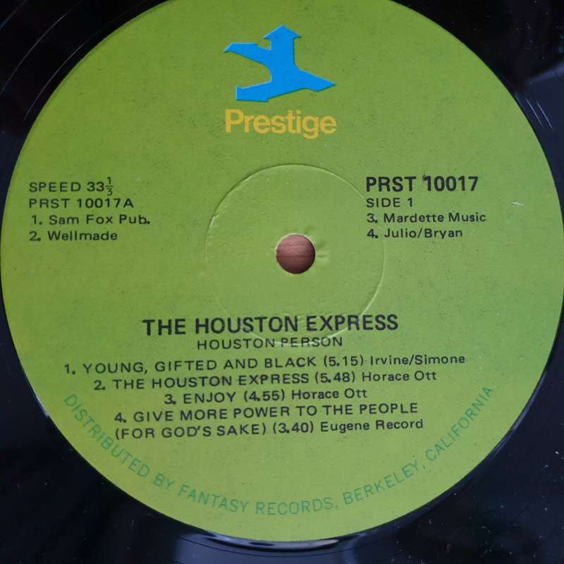 Houston Person  Houston Express - Vinyl LP Record - Very-Good+ Quality (VG+)