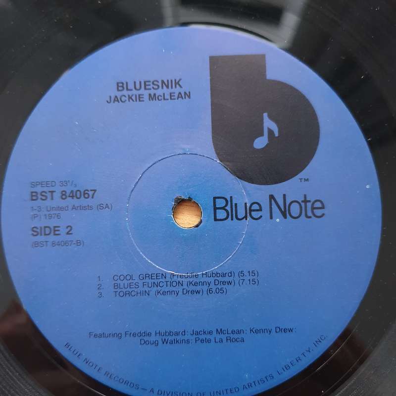 Jackie McLean  Bluesnik - Vinyl LP Record - Very-Good Quality (VG) (verry)