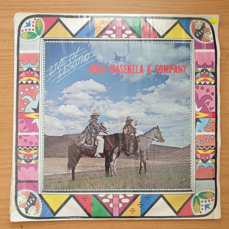 Hugh Masekela & Company  Live In Lesotho  Vinyl LP Record - Very-Good+ Quality (VG+)