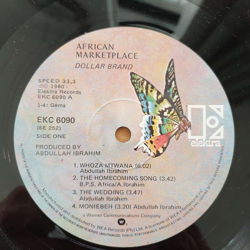 Dollar Brand  African Marketplace  Abdullah Ibrahim - Vinyl LP Record - Very-Good+ Quality ...