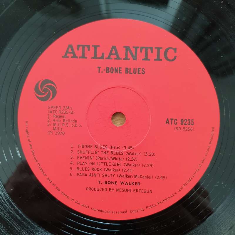T-Bone Walker  T-Bone Blues - Vinyl LP Record - Very-Good+ Quality (VG+)