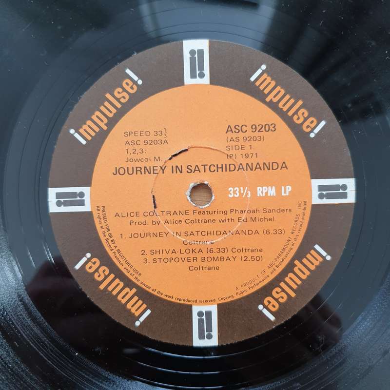 Alice Coltrane Featuring Pharoah Sanders  Journey In Satchidananda - Vinyl LP Record - Very-Go...