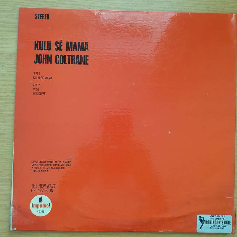 John Coltrane  Kulu Sé Mama - Vinyl LP Record - Very-Good Quality (VG) (verry)