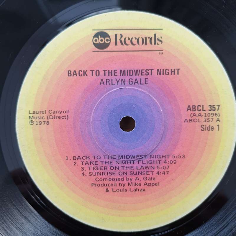 Arlyn Gale - Back to the Midwest Night - Vinyl LP Record - Opened  - Very-Good+ Quality (VG+)