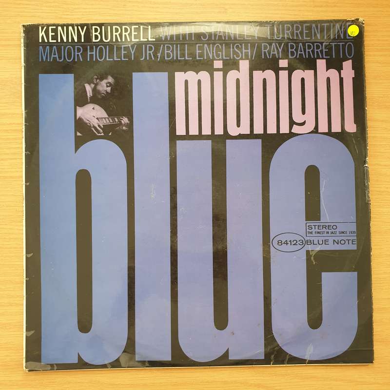 Kenny Burrell  Midnight Blue - Vinyl LP Record - Very-Good Quality (VG)  (verry)(verry)