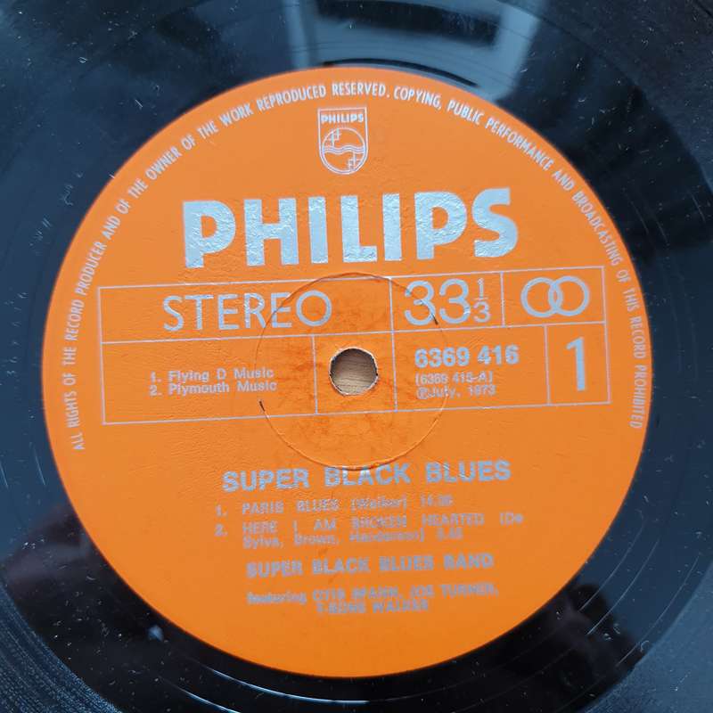 Super Black Blues Band Featuring T-Bone Walker, Big Joe Turner, Otis Spann  Vinyl LP Record  (...