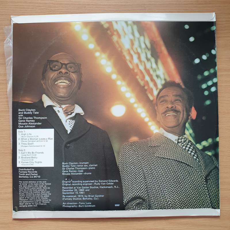 Buck Clayton & Buddy Tate  Kansas City Nights  Vinyl LP Record - Very-Good+ Quality (VG+) (...