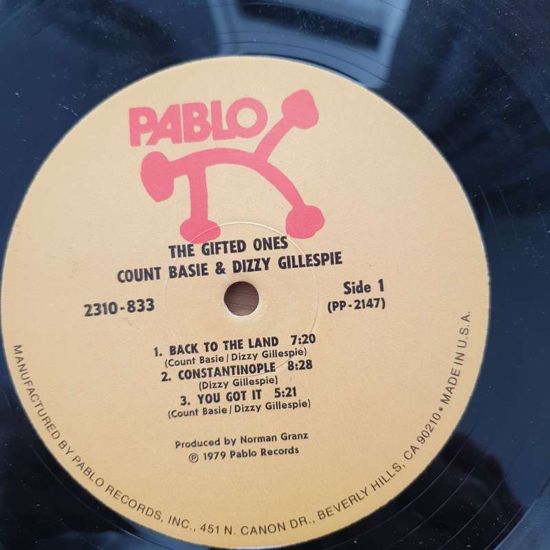 Count Basie & Dizzy Gillespie  The Gifted Ones  Vinyl LP Record - Very-Good+ Quality (VG+) ...