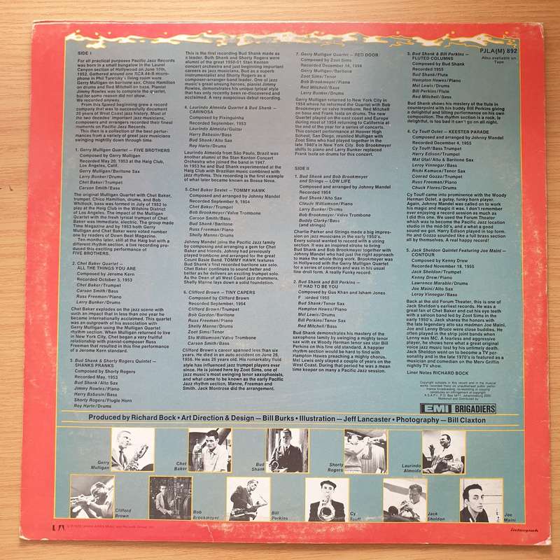 Jazz: The 50's Volume I - Vinyl LP Record - Very-Good+ Quality (VG+) (verygoodplus)