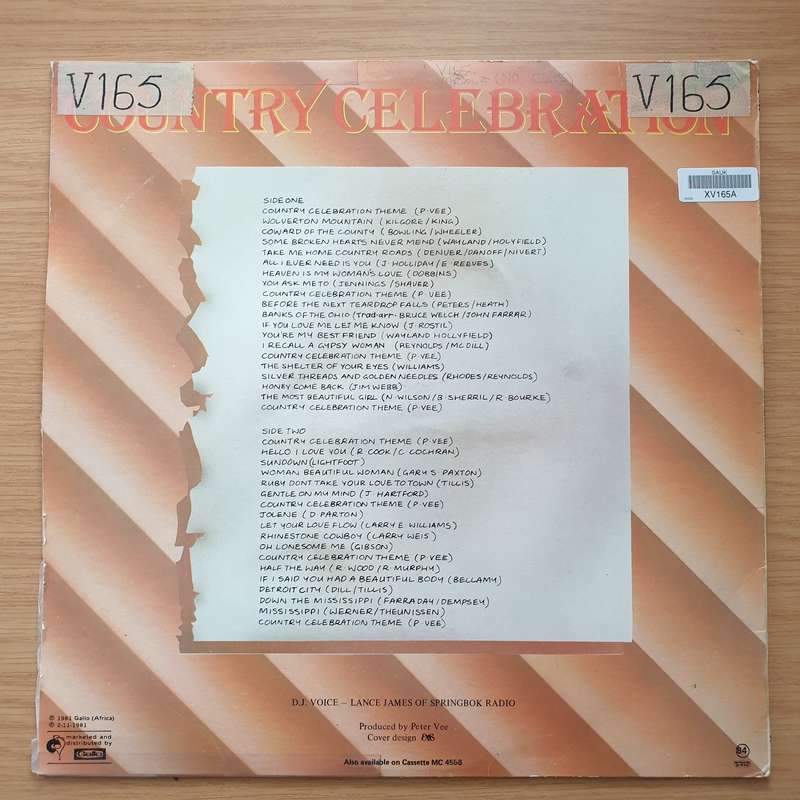 Country Celebration - 30 Great Country Hits (Rare SA) - Vinyl LP Record (VG+)
