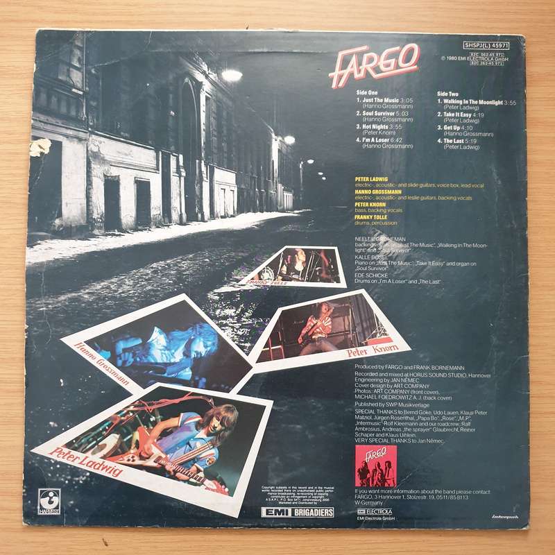 Fargo  No Limit - Vinyl LP Record - Very-Good+ Quality (VG+) (verygoodplus)