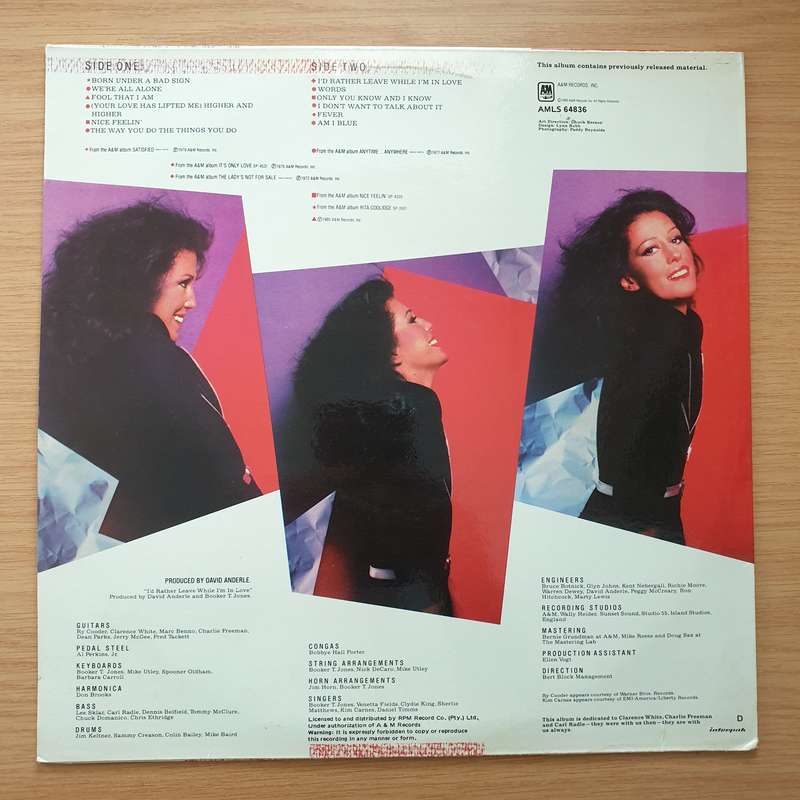 Rita Coolidge- Greatest Hits - Vinyl LP Record - Very-Good+ Quality (VG+)