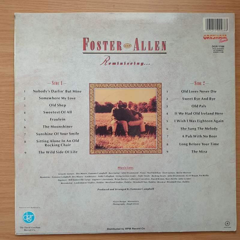 Foster and Allen - Reminiscing... - Vinyl LP Record - Very-Good+ Quality (VG+) (verygoodplus)