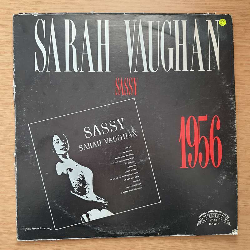 Sarah Vaughan  Sassy - Vinyl LP Record - Very-Good+ Quality (VG+) (verygoodplus)