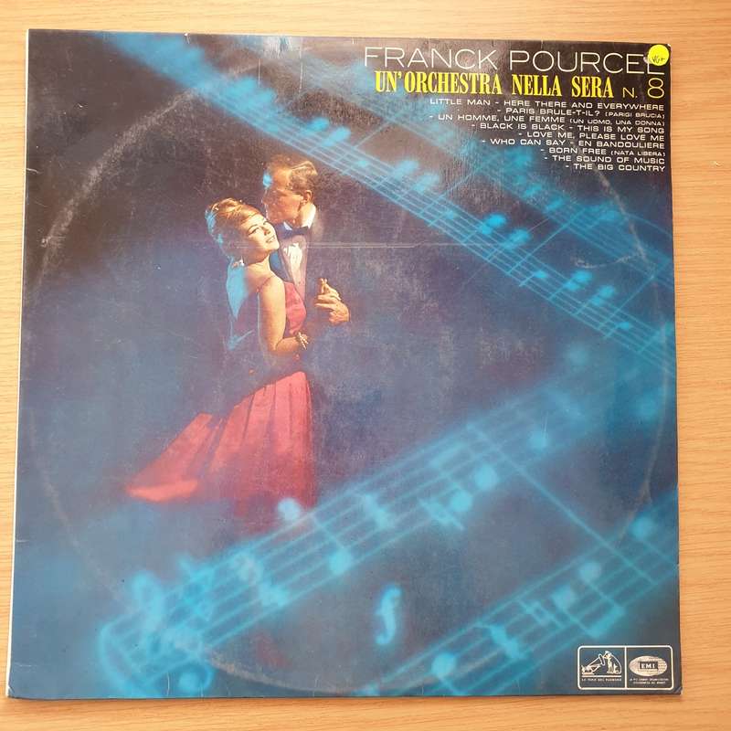 Franck Pourcel  Un'Orchestra Nella Sera N° 8  Vinyl LP Record - Very-Good+ Quality (VG+) (...