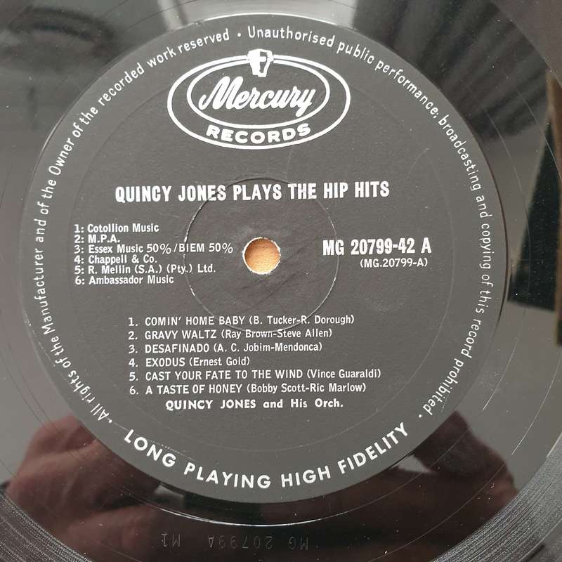 Quincy Jones  Plays Hip Hits - Vinyl LP Record - Very-Good Quality (VG)  (verry)