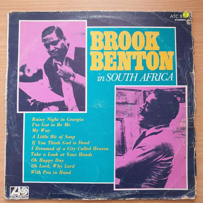 Brook Benton  In South Africa (Very Rare)  - Vinyl LP Record - Very-Good- Quality (VG-) (mi...