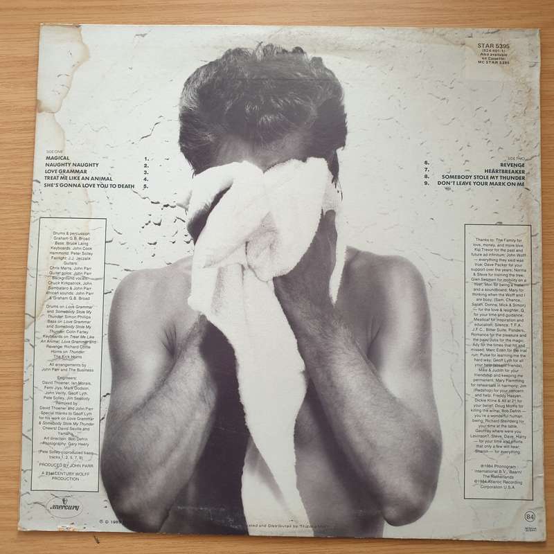 John Parr  John Parr - Vinyl LP Record - Very-Good+ Quality (VG+) (verygoodplus)