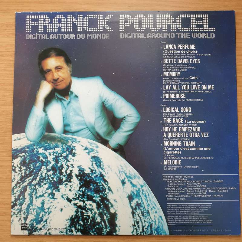 Franck Pourcel  Digital Around The World (Digital autour du monde) - Vinyl LP Record - Very-Go...