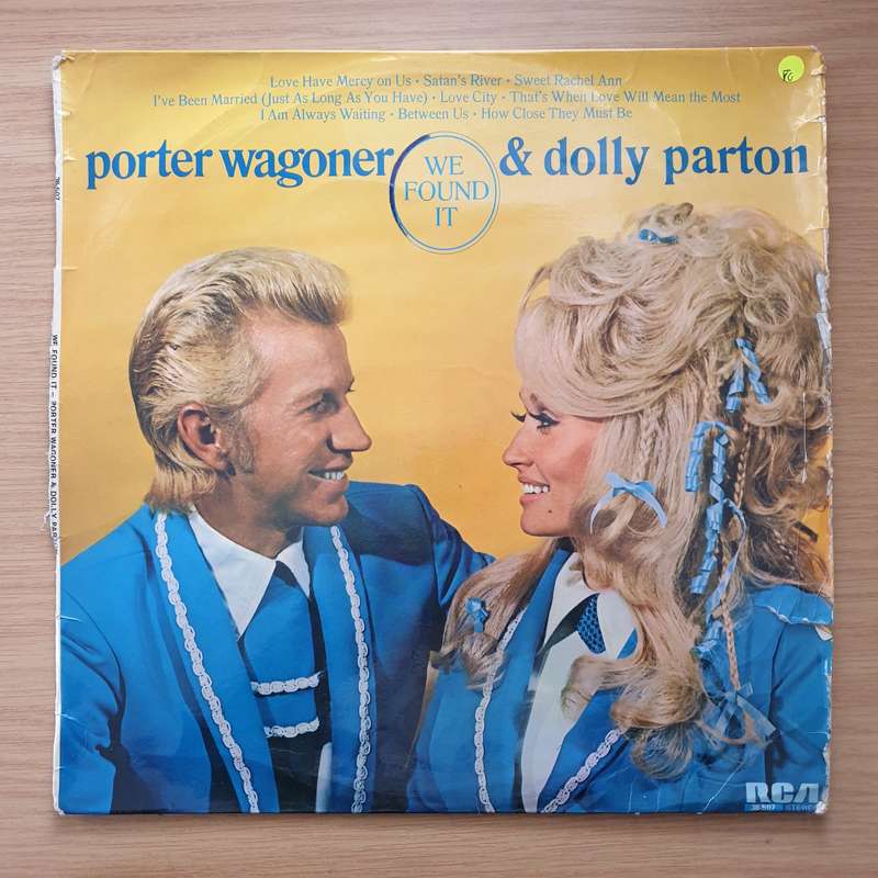 Porter Wagoner & Dolly Parton  We Found It - Vinyl LP Record - Very-Good- Quality (VG-) (minus)