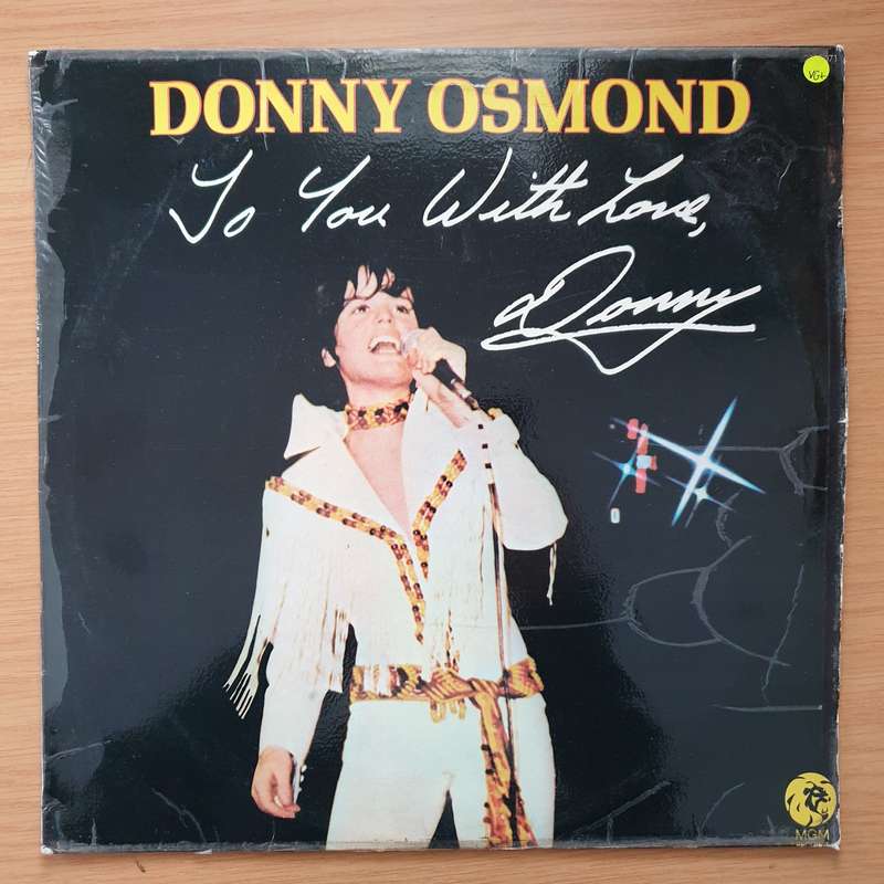 Donny Osmond  To You With Love, Donny  Vinyl LP Record - Very-Good+ Quality (VG+) (verygood...