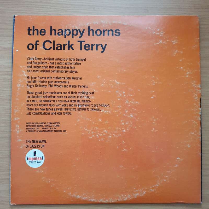 Clark Terry  The Happy Horns Of Clark Terry  - Vinyl LP Record - Very-Good+ Quality (VG+) (ver...