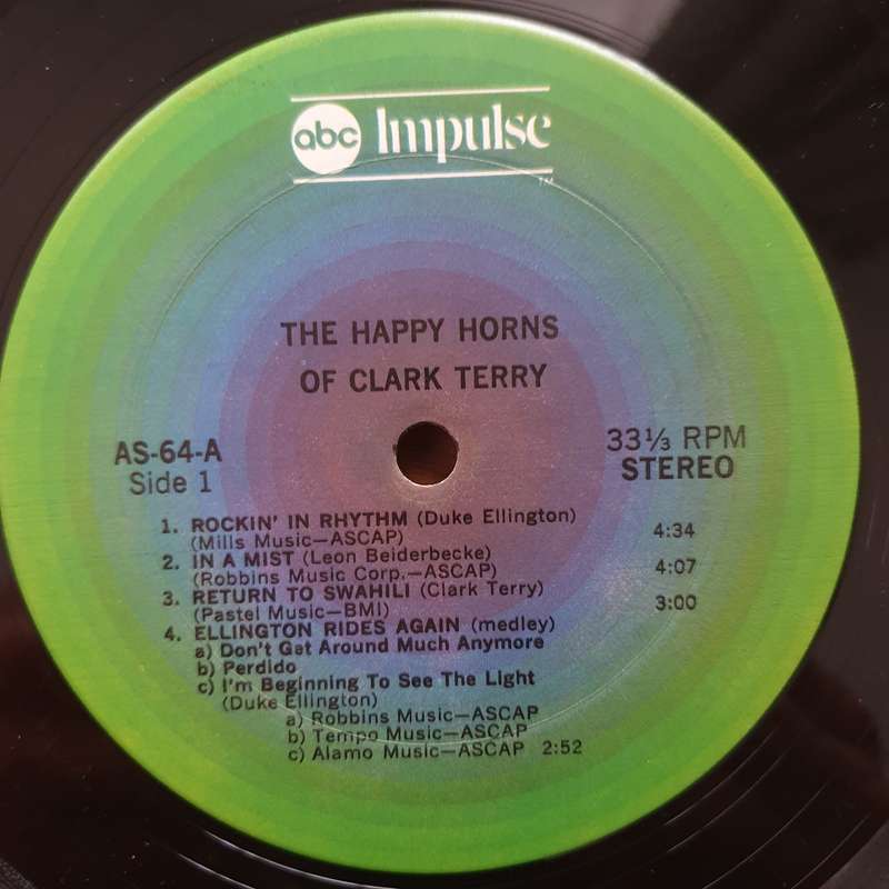 Clark Terry  The Happy Horns Of Clark Terry  - Vinyl LP Record - Very-Good+ Quality (VG+) (ver...
