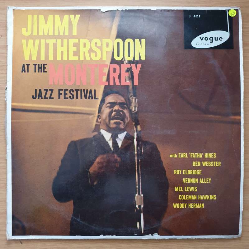 Jimmy Witherspoon  At The Monterey Jazz Festival - Vinyl LP Record - Good+ Quality (G+) (gplus)