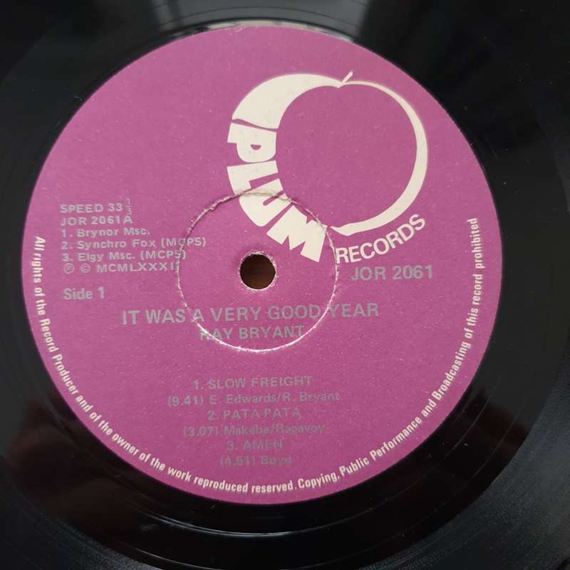 Ray Bryant  It Was A Very Good Year - Vinyl LP Record - Very-Good Quality (VG)  (verry)