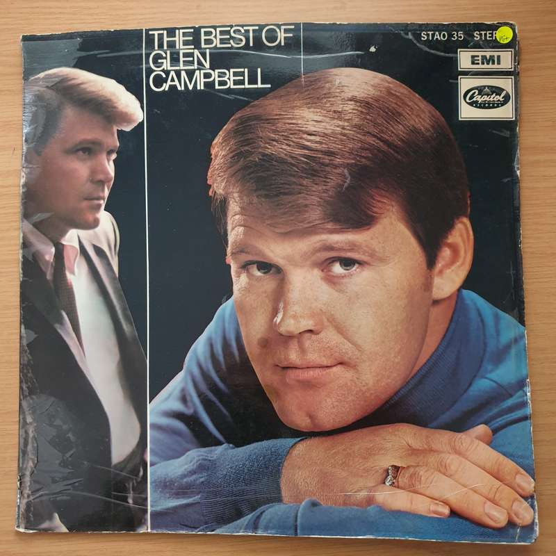 The Best of Glen Campbell  - Vinyl LP Record - Very-Good+ Quality (VG+)