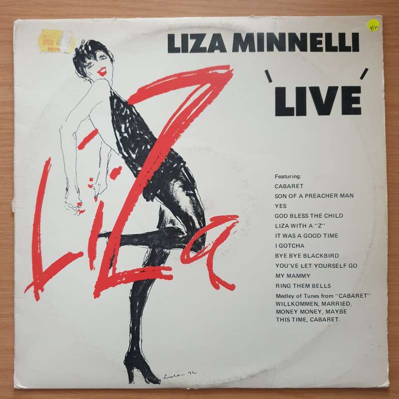 Liza Minnelli  Liza With A "Z"   - Vinyl LP Record - Very-Good+ Quality (VG+) (verygoodplus)