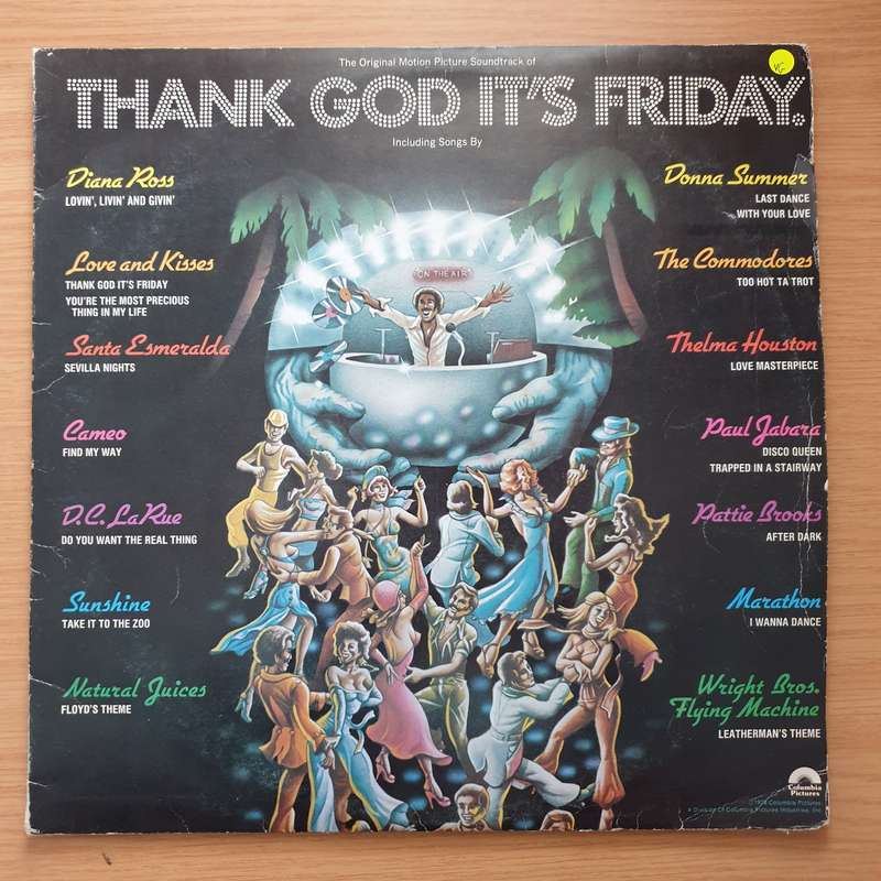 Thank G-D It's Friday - Original Motion Picture Soundtrack - Vinyl LP Record - Very-Good Quality ...