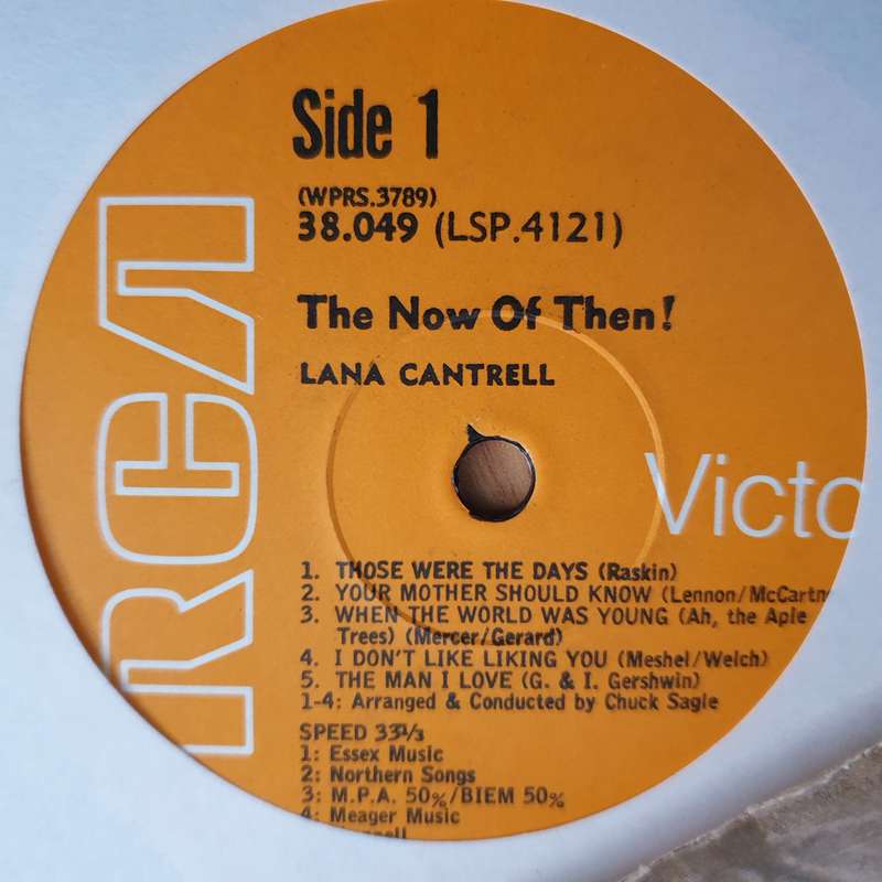 Lana Cantrell  The Now Of Then ! - Vinyl LP Record - Very-Good+ Quality (VG+) (verygoodplus)
