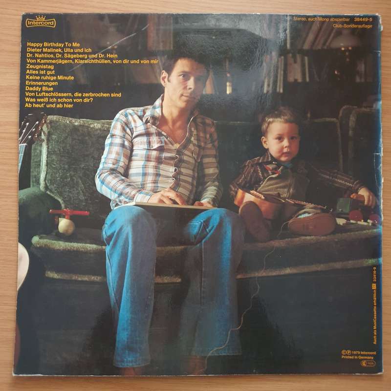 Reinhard Mey  Keine Ruhige Minute - Vinyl LP Record - Very-Good+ Quality (VG+) (verygoodplus)
