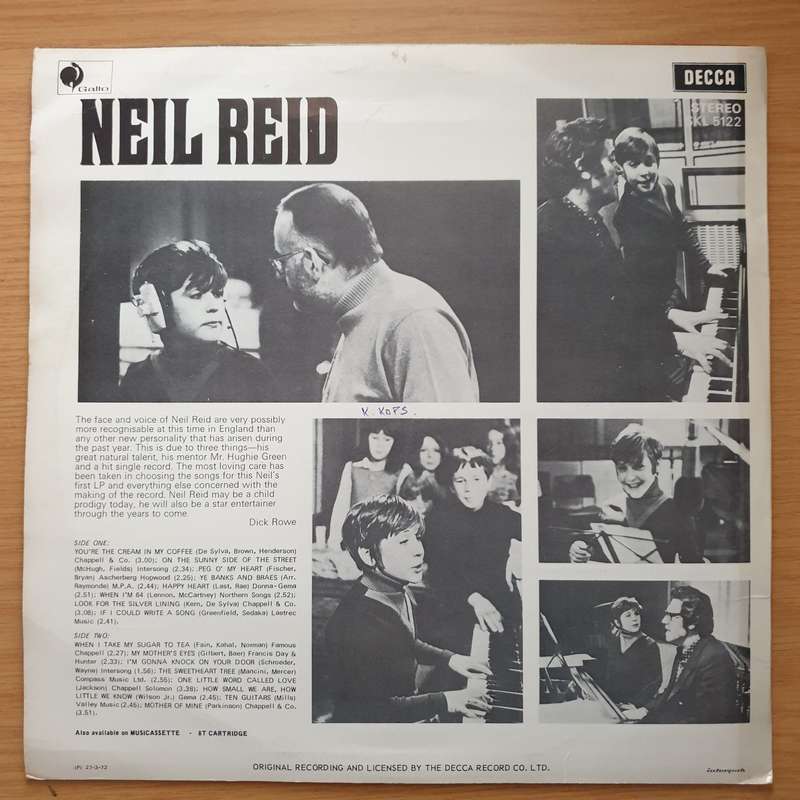 Neil Reid  Neil Reid - Vinyl LP Record - Very-Good+ Quality (VG+) (verygoodplus)