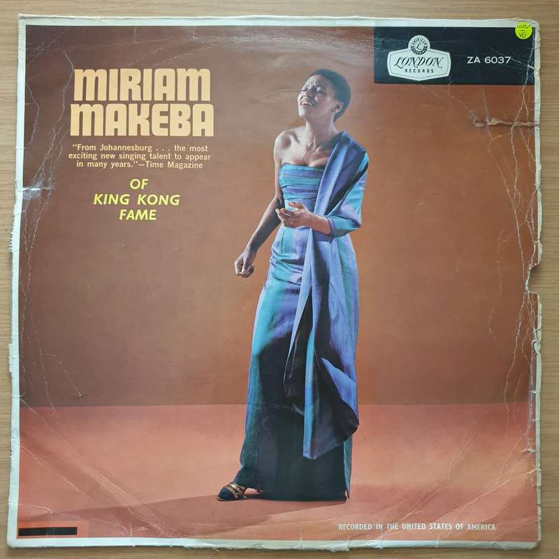 Miriam Makeba  Miriam Makeba - Vinyl LP Record - Very-Good- Quality (VG-) (minus)