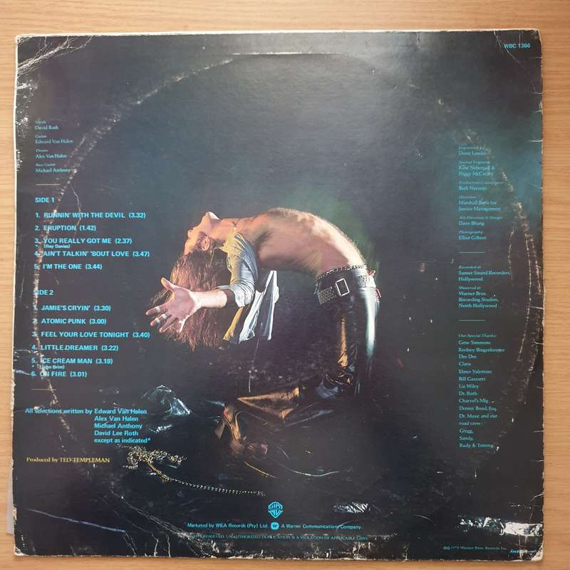 Van Halen  Van Halen - Vinyl LP Record - Very-Good+ Quality (VG+) (verygoodplus)