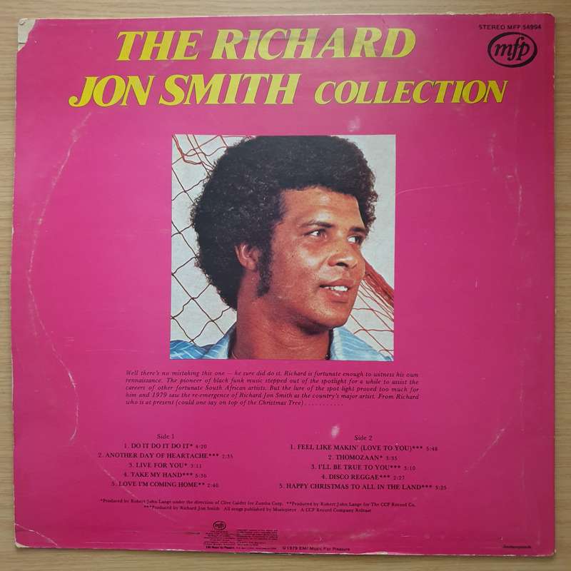 Richard Jon Smith  The Richard Jon Smith Collection - Vinyl LP Record - Very-Good+ Quality ...