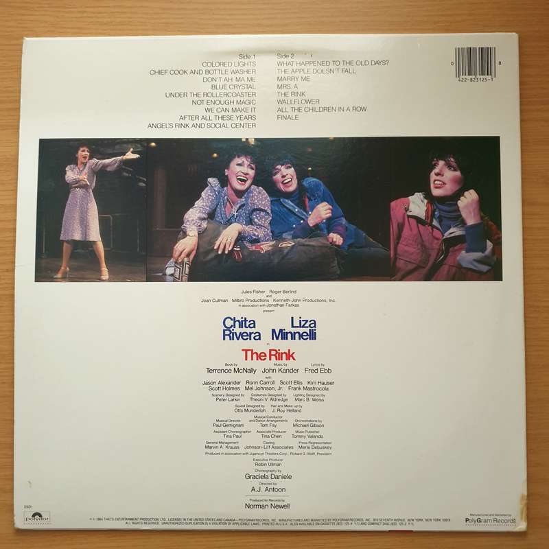 Chita Rivera, Liza Minnelli  The Rink (Original Broadway Cast) - Vinyl LP Record - Very-Good+ ...
