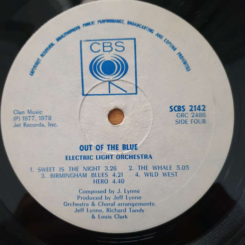 Electric Light Orchestra (ELO)  Out Of The Blue (Rhodesia/Zimbabwe) - Double Vinyl LP Record -...