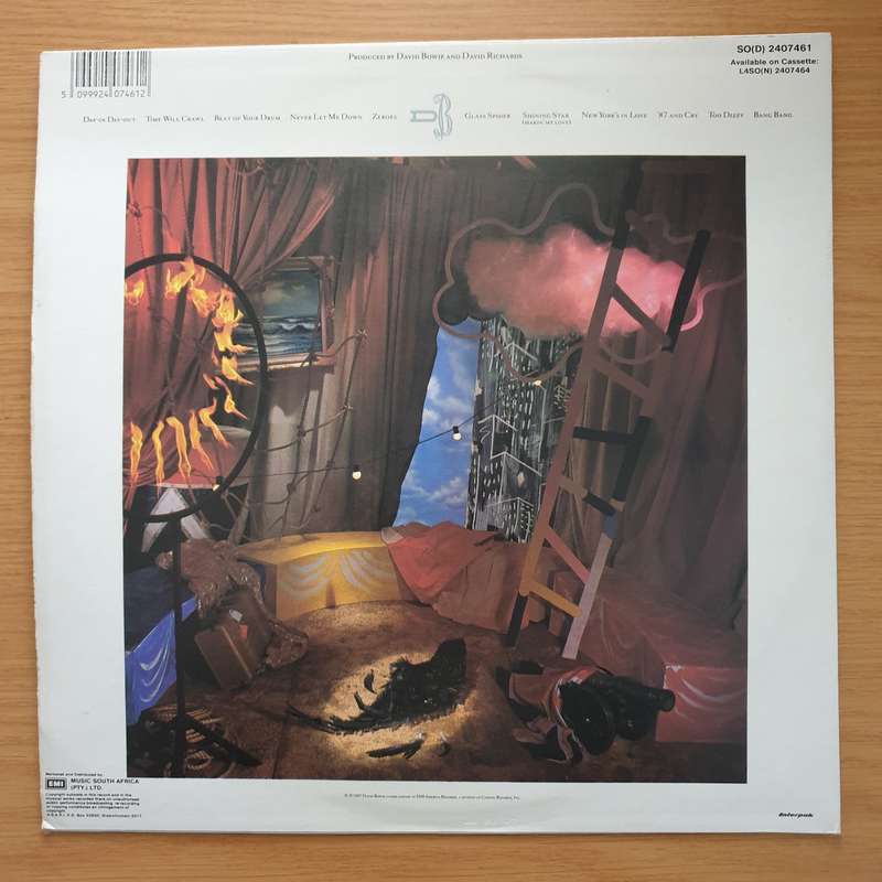 David Bowie  Never Let Me Down - Vinyl LP Record - Very-Good+ Quality (VG+)
