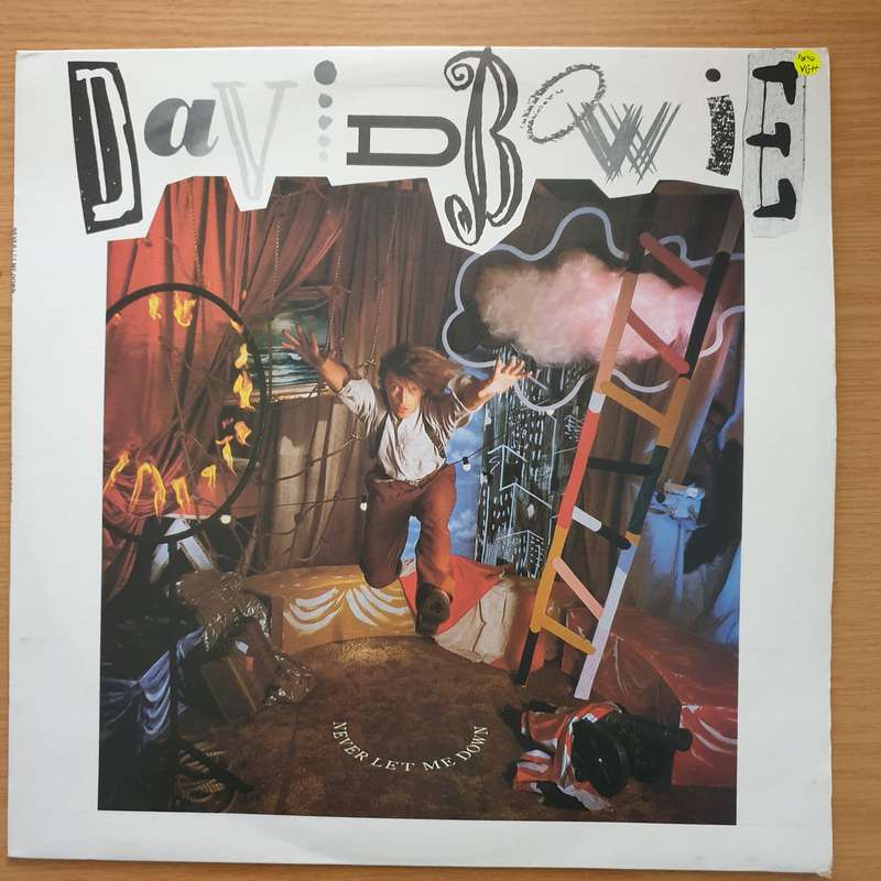 David Bowie  Never Let Me Down - Vinyl LP Record - Very-Good+ Quality (VG+)