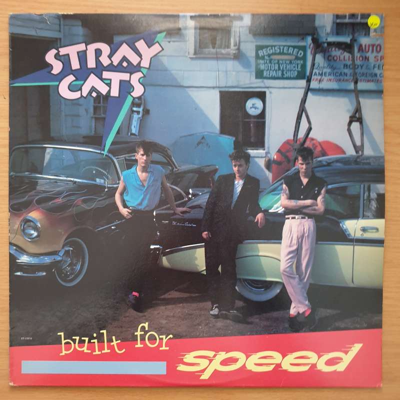 Stray Cats  Built For Speed - Vinyl LP Record - Very-Good+ Quality (VG+) (verygoodplus)