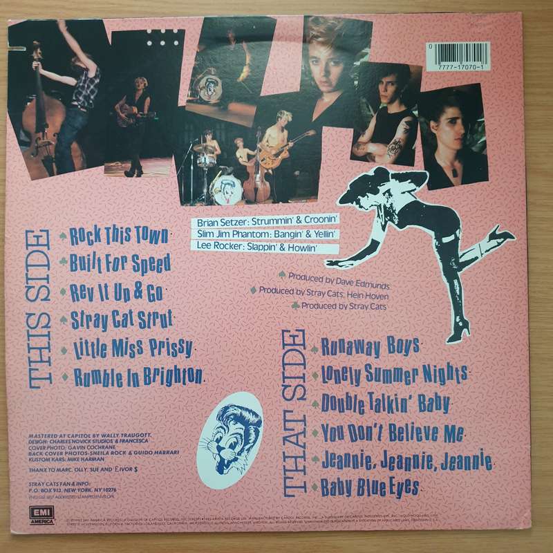 Stray Cats  Built For Speed - Vinyl LP Record - Very-Good+ Quality (VG+) (verygoodplus)