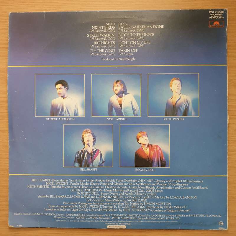 Shakatak  Night Birds - Vinyl LP Record - Very-Good+ Quality (VG+) (verygoodplus)