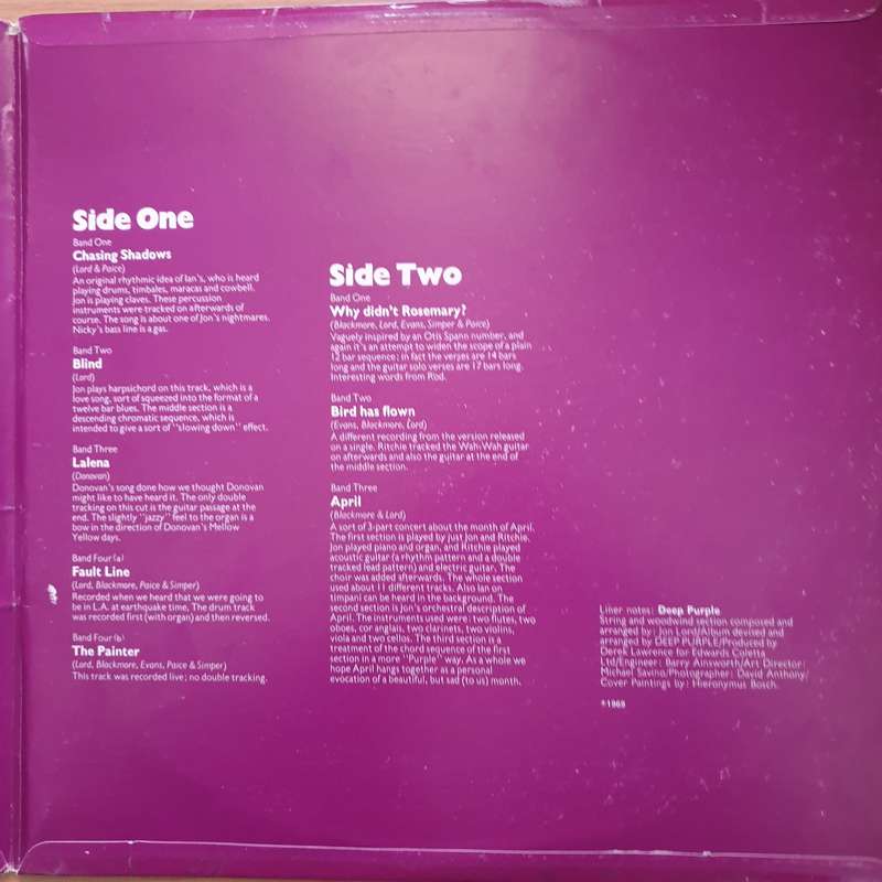 Deep Purple  Deep Purple - Vinyl LP Record - Very-Good+ Quality (VG+) (verygoodplus)