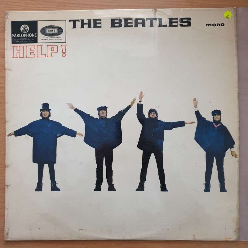 The Beatles  Help! - Vinyl LP Record - Very-Good Quality (VG)  (verry)