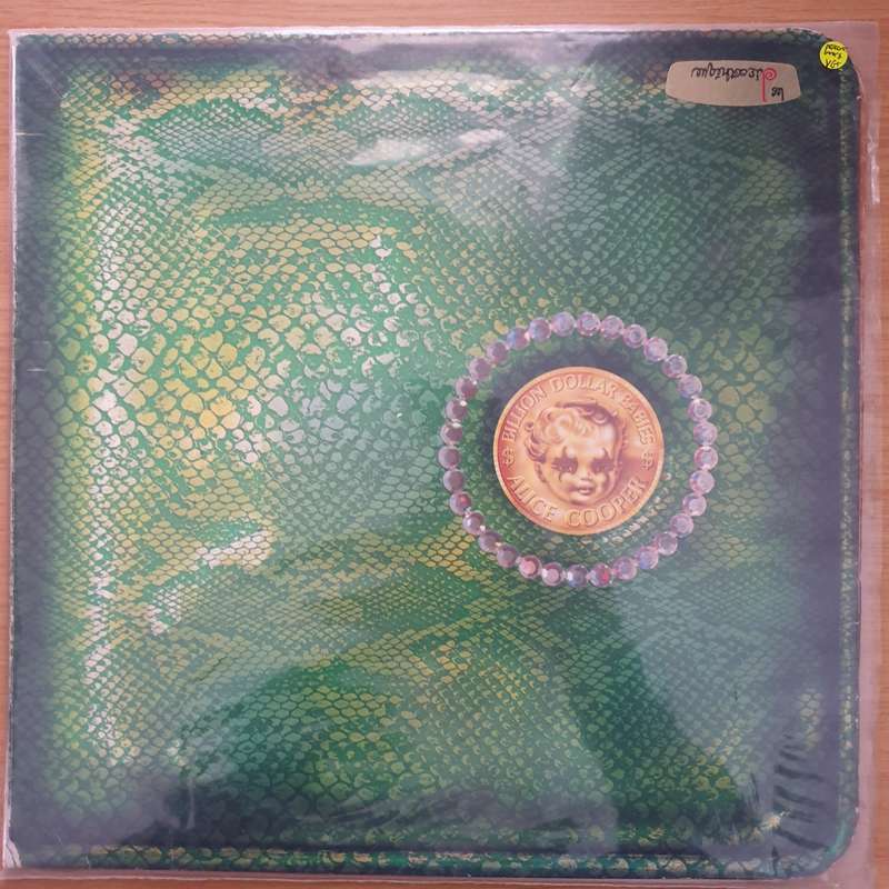 Alice Cooper  Billion Dollar Babies - With Dollar Bill, Original Lyrics Sheet and Band Post...