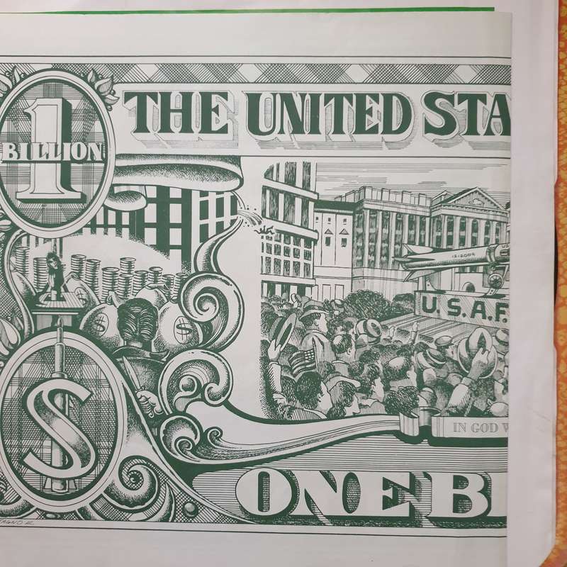 Alice Cooper  Billion Dollar Babies - With Dollar Bill, Original Lyrics Sheet and Band Post...